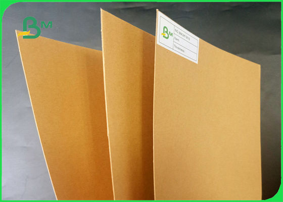 250gsm - papel natural del trazador de líneas del FSC Brown Kraft de la buena dureza 400gsm para embalar