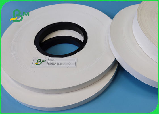 papel de paja azul 28g y 60g y 120g Rolls impresión de la tira flexible del FSC y del FDA