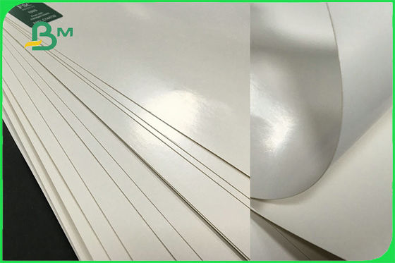La marfil del FSC FDA 300gsm un lado cubrió el papel del tablero blanco PE GC1 para el cuenco de papel
