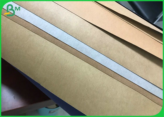 Papel de Kraft lavable del oro/de la plata/del papel rojo y azul de la fibra para hacer los bolsos