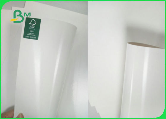 Papel revestido polivinílico del tablero de marfil del FSC C1S 300gsm + 15g PE 70 el x 100cm para la fabricación de la taza