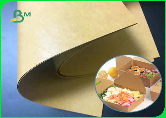 Biodegradable tablero de Kraft de la película de 300gsm + de 15g PE para el acondicionamiento de los alimentos