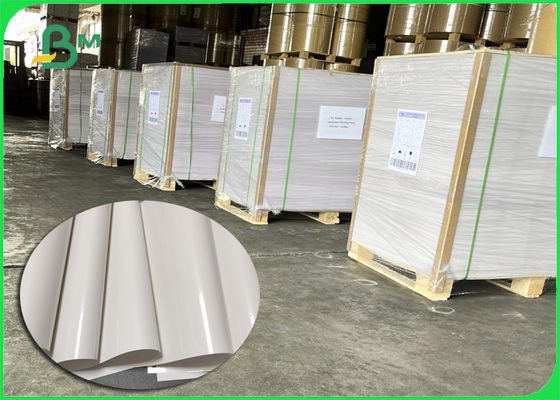 blanco brillante liso brillante superior imprimible del papel de etiqueta 80gsm
