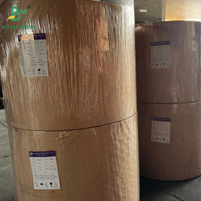40GSM Rulos de papel blanco sin recubrimiento 840MM para el embalaje de calzado y textiles