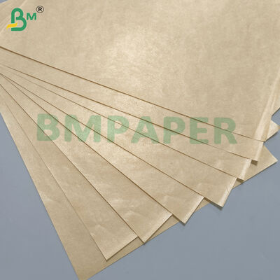 Papel Kraft sin blanquear MG 60 Gsm 1 Cara Brillante Grado Alimenticio Fibra Virgen