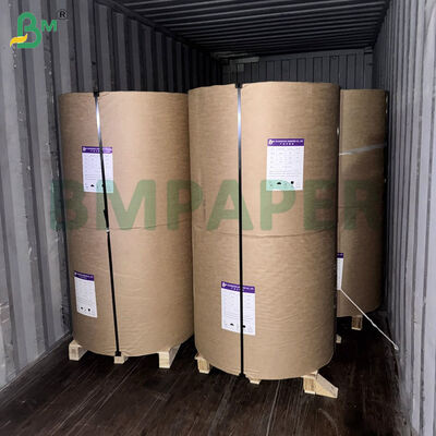 35 gm 38 gm Papel de entrelazamiento resistente a la humedad marrón para vidrio de protección 70 cm 80 cm