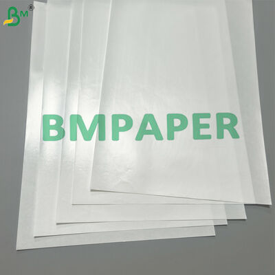 Impresión a medida 40g+12g Papel Kraft blanco laminado PE de una sola cara