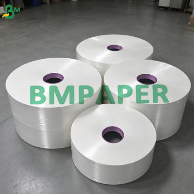 24g 28g Grado alimenticio Papel base de envoltura de paja blanca para papel envuelto individualmente Paja, mezcladora de café Manga de embalaje
